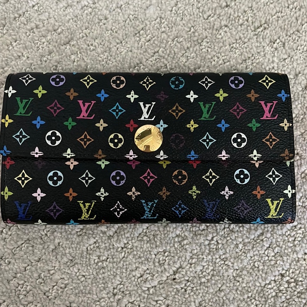 Louis Vuitton multicolor Sarah wallet